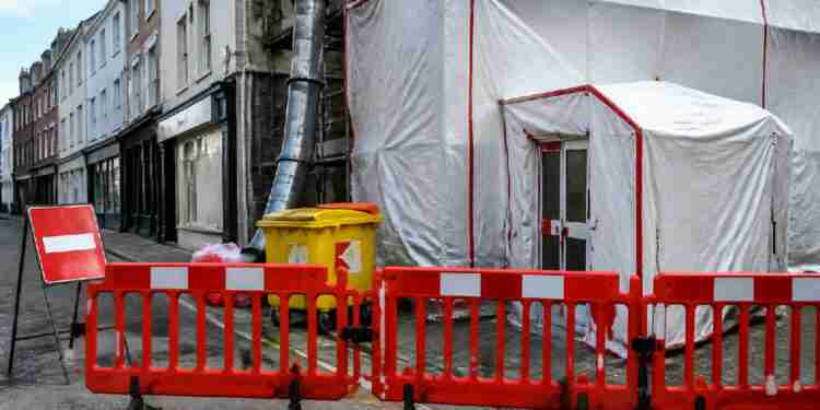 Asbestos removal prompts emergency road closure in Whitehaven