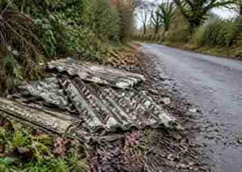 asbestos fly-tipping in York village road prompts concern