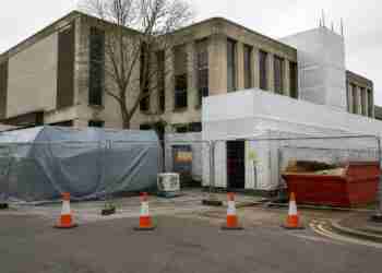 Asbestos removal work begins at Grimsby Central Library