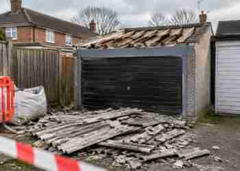 garage asbestos removal in Rainham leaves debris behind
